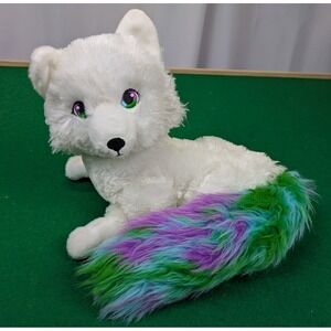 Elf Pets Noorah Extraordinary 9-In Deluxe Fox Plush Northern Lights Tail Holiday